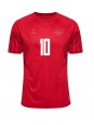 Danmark Christian Eriksen #10 Replika Hemmakläder VM 2022 Kortärmad